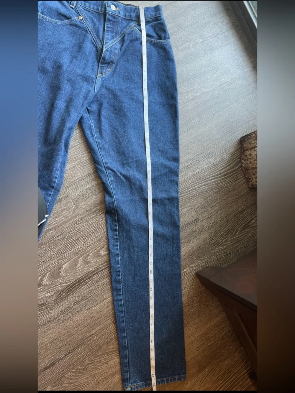 Ozark Mountain Y2K High Rise Wide Leg Jeans Star Button